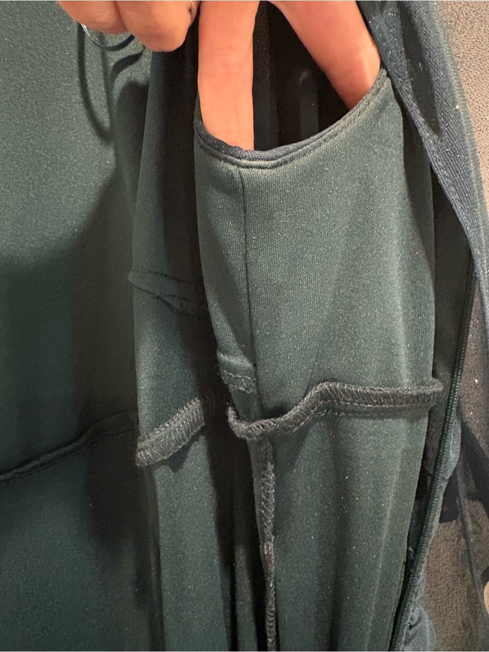 Elegant Teal Evening Maxi Dress with Cape Overlay EUC 6 P - Picture 10 of 16